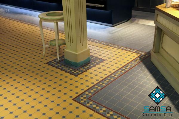 Purchase and today price of yellow floor tiles