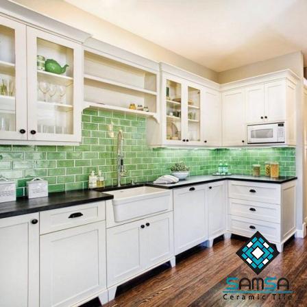 Price and buy olive green kitchen tiles + cheap sale