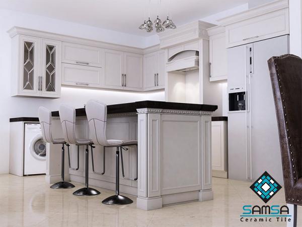 Purchase and today price of kitchen floor tiles